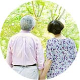 女性のサポート事例 契約者さんの体調、状況把握の為訪問